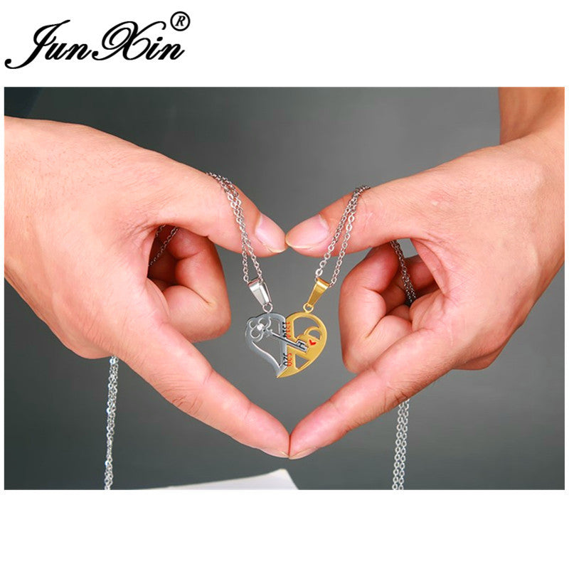 CPA1-Love Key Combination Couple Necklace