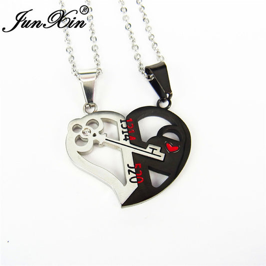 CPA1-Love Key Combination Couple Necklace