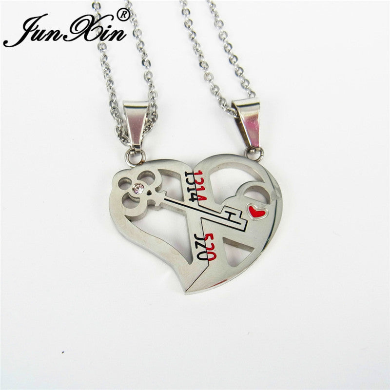 CPA1-Love Key Combination Couple Necklace