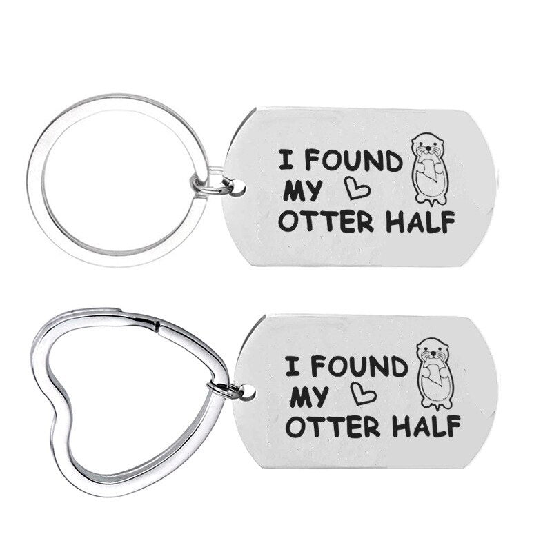 CPA2-Couple keychain lovers gift